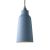  Hanging lamp with textile cable, bottle with ceramic lampshade and metal details - Made in Italy - Bulb included