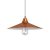  Hanging lamp with textile cable, Swing lamp shade and metal details - Made in Italy - Including bulb