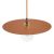 Hanging lamp with textile cable, oversized Ellepi lamp shade and metal details - Made in Italy - Including bulb