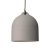  Hanging lamp with textile cable and lampshade Bell M ceramic - Made in Italy - Bulb included