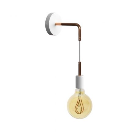  Fermaluce Metal wall lamp with bent extension and hanging lamp holder