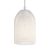  Hanging lamp with textile cable, Ghostbell lampshade and metal details - Made in Italy - With bulb