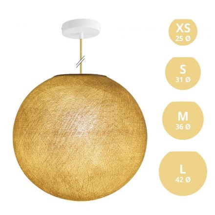  Hanging lamp with spherical lampshade