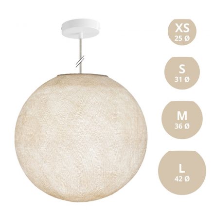  Hanging lamp with spherical lampshade