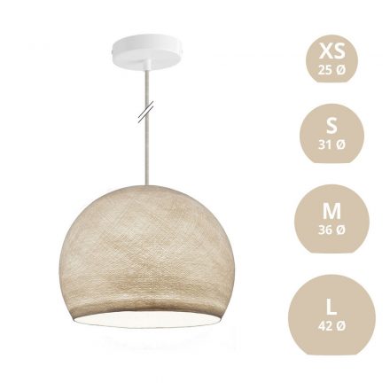  Hanging lamp dome with lampshade