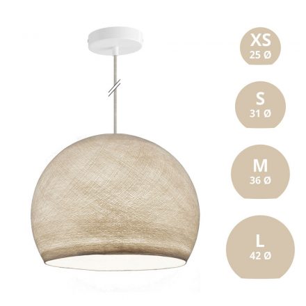  Hanging lamp dome with lampshade