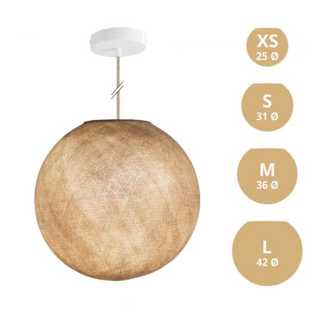  Hanging lamp with spherical lampshade