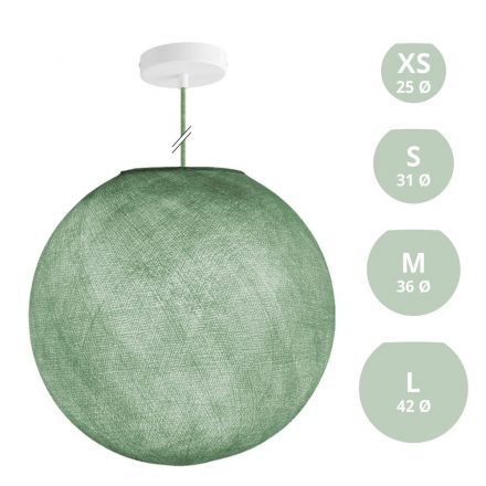  Hanging lamp with spherical lampshade