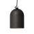  Hanging lamp with textile cable and lampshade Mini Bell XS ceramic shade - Made in Italy - Bulb accessory