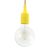  Hanging lamp with textile cable and silicone details - Made in Italy - Bulb included