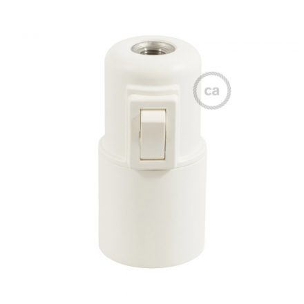  Thermoplastic E27 lamp holder set with switch