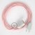  Pink Baby Rayon fabric RM16 2P 10A Extension cable Made in Italy