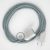  Stracciatella Rayon Fabric RT14 2P 10A Extension Cable Made in Italy