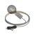 Eiva Snake Elegant, portable outdoor lamp, 5 m textile cable, IP65 waterproof lamp holder and connector