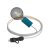 Eiva Snake Elegant, portable outdoor lamp, 5 m textile cable, IP65 waterproof lamp holder and connector