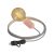 Eiva Snake Pastel, portable outdoor lamp, 5 m textile cable, IP65 waterproof lamp holder and connector