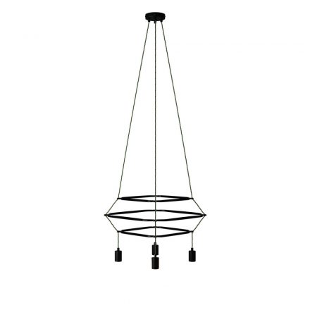  Rodi lamp with 4 cases and 3 cages