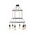  Edison ST64 lamp with 6 cases and 3 cages