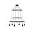  Edison ST64 lamp with 6 cases and 3 cages