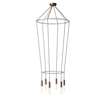  6-fall, 2-cage P-Light lamp