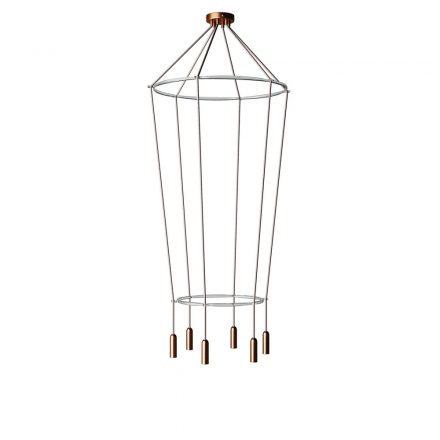  6-fall, 2-cage P-Light lamp