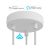  SMART cylindrical metal 3-hole ceiling rose kit - compatible with virtual assistants