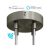  SMART cylindrical metal 4-hole ceiling rose kit - compatible with virtual assistants