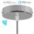  Smart Cylindrical Metal Ceiling Rose Kit - Compatible with Virtual Assistants