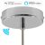  Smart Cylindrical Metal Ceiling Rose Kit - Compatible with Virtual Assistants