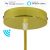  Smart Cylindrical Metal Ceiling Rose Kit - Compatible with Virtual Assistants