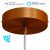  Smart Cylindrical Metal Ceiling Rose Kit - Compatible with Virtual Assistants