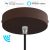  Smart Cylindrical Metal Ceiling Rose Kit - Compatible with Virtual Assistants