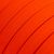 Electric cable for String Lights, rayon fabric with Orange Fluo CF15 coating