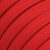  Electric cable for String Lights, covered with rayon fabric Red CM09 - UV resistant