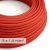  Large cross section electric cable 3x1.50 round - Red RM09 with synthetic silk cover