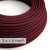  Large cross-section electric cable 3x1.50 round - Burgundy RM19 with synthetic silk cover