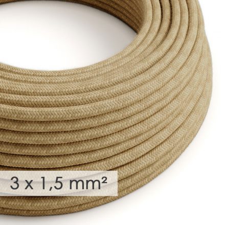  Large cross section electrical cable 3x1.50 round - Jute RN06 covered