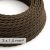  Large cross section electric cable 3x1.50 twisted - Natural Brown Linen TN04 coating