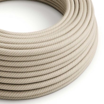  Cotton and flax straw Vertigo textile cable - The original creative cables - ERD20 round 2x0.75mm / 3x0.75mm