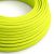  Bright Fluo yellow textile cable - The original creative cables - RF10 round 2x0.75mm / 3x0.75mm