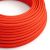  Bright Fluo Orange textile cable - The original creative cables - RF15 round 2x0.75mm / 3x0.75mm