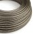  Bright gray shiny textile cable - The original creative cables - RL03 round 2x0.75mm / 3x0.75mm