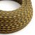 Round Cotton Covered Electric Cable - Two-Tone Gold Honey and Anthracite RP27