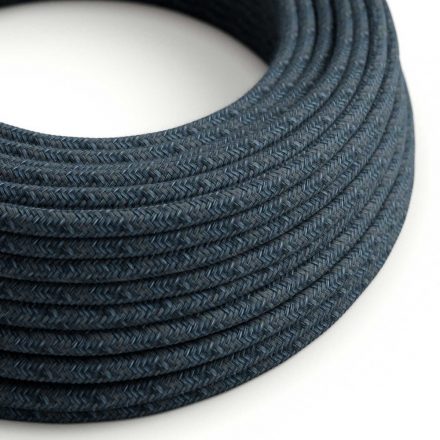  Cotton Blue Mirage textile cable - The original Creative cables - RX10 round 2x0.75mm / 3x0.75mm