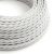 Cotton pure white textile cable - The original creative cables - TC01 braided 2x0.75mm / 3x0.75mm