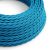  Bright blue cyan textile cable - The original creative cables - TM11 braided 2x0.75mm / 3x0.75mm