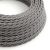  Linen gray melange textile cable - The original creative cables - TN02 braided 2x0.75mm / 3x0.75mm