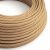  Glossy optical white and Whiskey Vertigo textile cable - The original creative cables - ERM49 round 2x0.75mm / 3x0.75mm