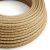  Jute copper wire with beige textile cable - The original creative cables - ERR04 round 3x0.75 mm