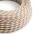  Round Electric Vertigo Cable with Cotton and Linen Cover, Copper Thread ERR05